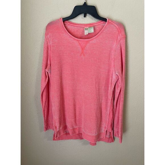 ❤️Green Tea Waffle Long Sleeve Shirt - Picture 1 of 3